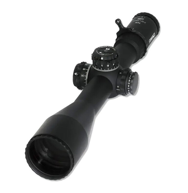 Steiner 5125 T6Xi Black 5-30x56mm 34mm Tube Illuminated SCR2 MIL Reticle Features Throw Lever