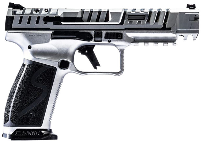 SFX RIVAL-S 9MM LUGER SEMI-AUTO HANDGUN SFX RIVAL-S 9MM LUGER 5'' BBL (2)18RD MAGS CHROME