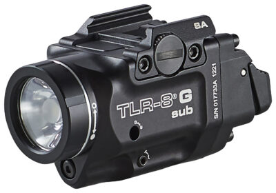 Streamlight 69439 TRL-8 G Sub Gun Light with Green Laser Black Anodized 500 Lumens White LED Springfield Armory Hellcat