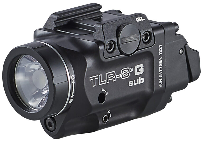 Streamlight 69431 TRL-8 G Sub Gun Light with Green Laser Black Anodized 500 Lumens White LED Glock 43X MOS/48 MOS/43X/48 with Rail