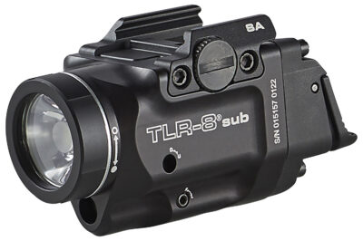 Streamlight 69419 TLR-8 Sub Gun Light with Red Laser  Black Anodized 500 Lumens White LED Springfield Armory Hellcat