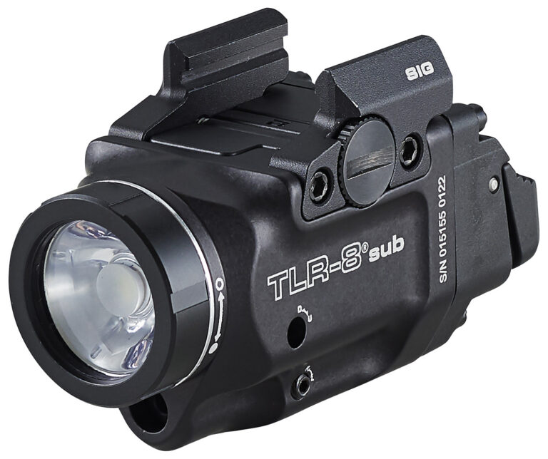 Streamlight 69417 TLR-8 Sub Gun Light with Red Laser Black Anodized 500 Lumens White LED Sig Sauer P365