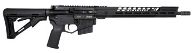 Diamondback DB1731T001 DB15  350 Legend 5+1/10+1 16″ Nitride Treated Threaded Barrel w/Compensator, A3 Flattop Upper/DB-15 Black Gold Lower, 15″ M-LOK Handguard, Magpul CTR Stock, MOE K2 Grip