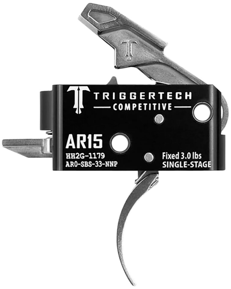 AR15 SINGLE-STAGE COMPETITIVE TRIGGERS AR15 SINGLE-STAGE COMPETITIVE PRO CURVED TRIGGER STAINLESS