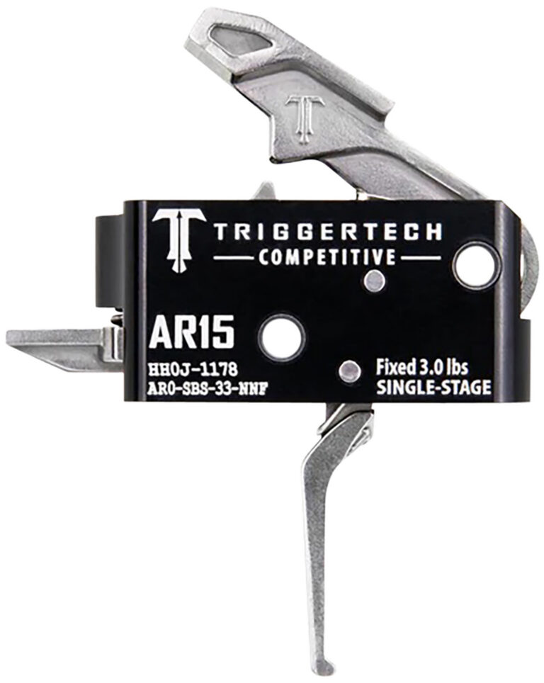 AR15 SINGLE-STAGE COMPETITIVE TRIGGERS AR15 SINGLE-STAGE COMPETITIVE FLAT TRIGGER STAINLESS