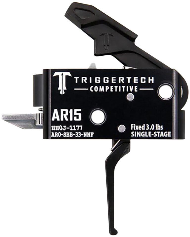 AR15 SINGLE-STAGE COMPETITIVE TRIGGERS AR15 SINGLE-STAGE COMPETITIVE FLAT TRIGGER PVD BLACK