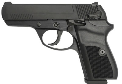 Rock Island 56798 LI380  Compact 380 ACP 8+1, 3.55″ Black Steel Barrel, Black Parkerized Serrated Slide, Black Parkerized Steel Frame w/Beavertail, Black Polymer Grip