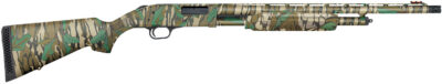 Mossberg 54337 500 Turkey Full Size 20 Gauge Pump 3″ 5+1 22″ Mossy Oak Greenleaf Vent Rib Barrel, Mossy Oak Greenleaf Optic Ready Receiver, Fixed Mossy Oak Greenleaf Synthetic Stock, Right Hand