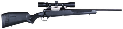 Savage Arms 58013 110 Apex Hunter XP 7mm PRC 2+1 22″, Matte Black Metal, Synthetic Stock, Vortex Crossfire II 3-9x40mm Scope