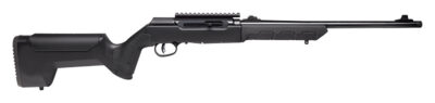Savage Arms 47260 A22 Takedown Full Size 22 LR 10+1 18″ High Luster Button Rifled Barrel, High Luster Drilled & Tapped Carbon Steel Receiver, Black Takedown Synthetic Stock, Right Hand