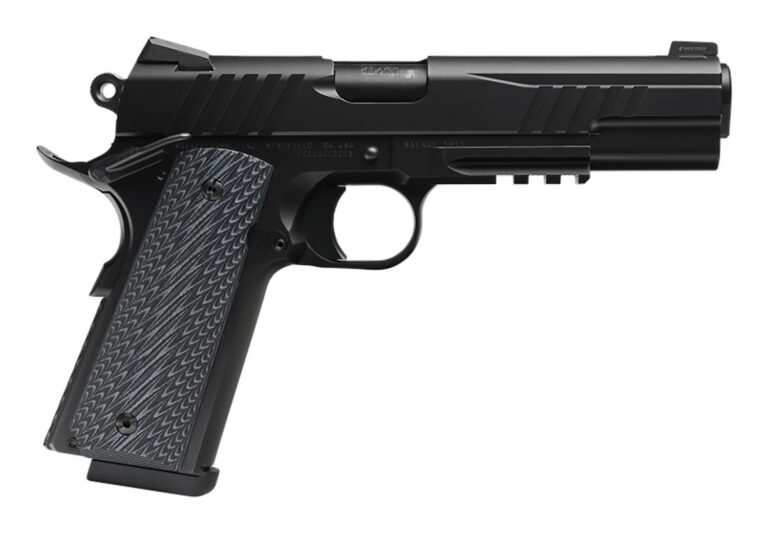 SAVAGE 1911 GOV'T STYLE RAIL GUN SEMI AUTO 45 AUTO 8+1 BLK/STNLS