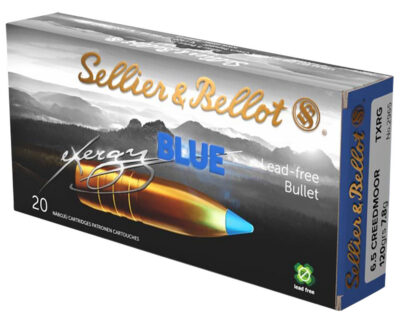 S&B eXergy Blue Solid Copper 6.5 Creedmoor 120gr 20/RD