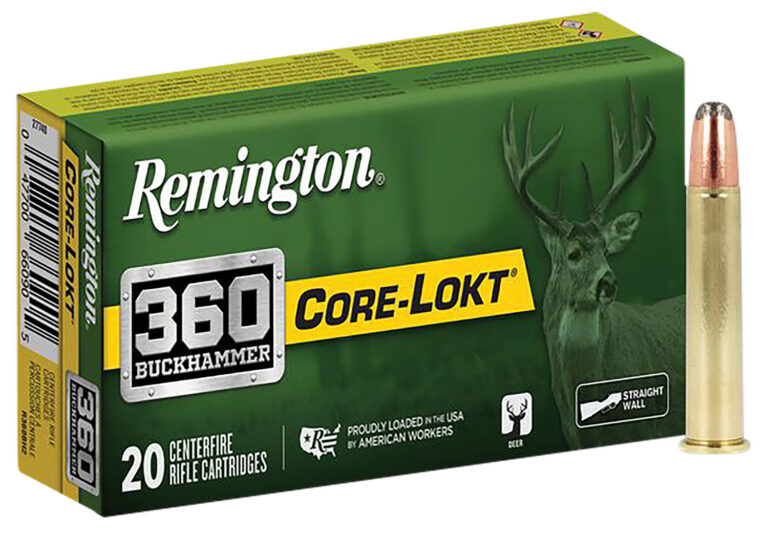 Remington Ammunition R27742 Core-Lokt 360Buckhammer 180gr Soft Point Core Lokt 20 Per Box/10 Case