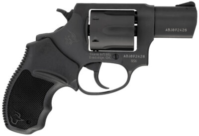 Taurus 2-85621-MA 856 *MA Compliant Small 38 Special +P 6 Shot 2″ Matte Black Alloy Steel Barrel, Cylinder & Frame, Black Rubber Grips, Transfer Bar Safety, Exposed Hammer