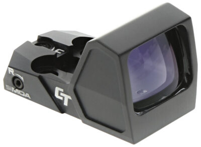Crimson Trace 013000038 CT RAD Micro Pro Black Anodized 1x21mm 5 MOA Green Dot Reticle, CT Micro/JPoint/Shield RMS Footprint