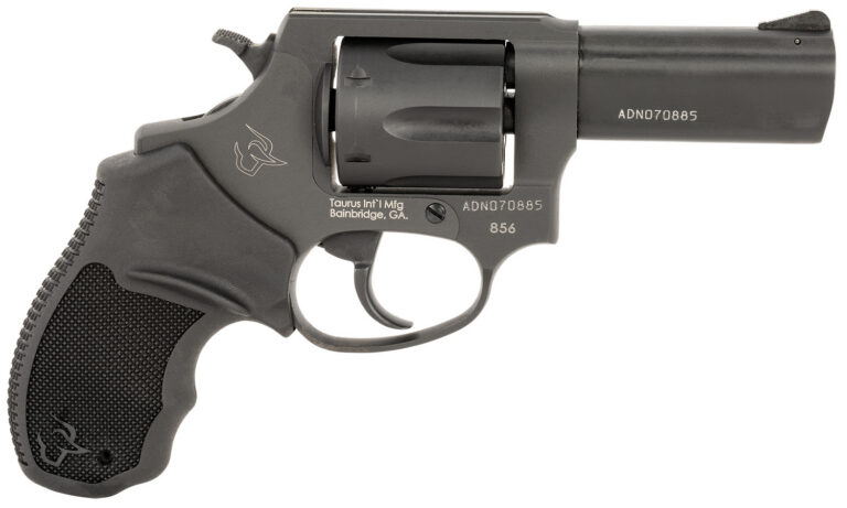 Taurus 2-856P31 856 T.O.R.O. Small 38 Special +P 6 Shot 3" Matte Black Stainless Steel Barrel, Cylinder & Frame, Black Rubber Grip, Transfer Bar Safety, Exposed Hammer