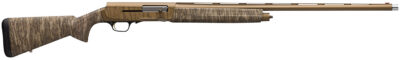 Browning 0118475005 A5 Wicked Wing Sweet Sixteen 16 Gauge 2.75″ 4+1 26″, Burnt Bronze Cerakote Barrel/Engraved Rec, Mossy Oak Bottomland Stock, Fiber Optic Sight, Oversized Controls, 3 Chokes Included