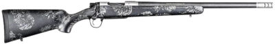 Christensen Arms 8010631800 Ridgeline FFT Full Size 7mm PRC 3+1 22″ Carbon Fiber Steel Threaded Barrel, Stainless Aluminum Receiver, Black w/Gray Accents Fixed Sporter w/Flash Forged Technology Stock