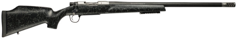 Christensen Arms 8011003400 Traverse Full Size 7mm PRC 3+1 26" Natural Stainless Steel Threaded Barrel, Natural Stainless Aluminum Receiver, Black w/Gray Webbing Fixed Monte Carlo w/Raised Comb Stock