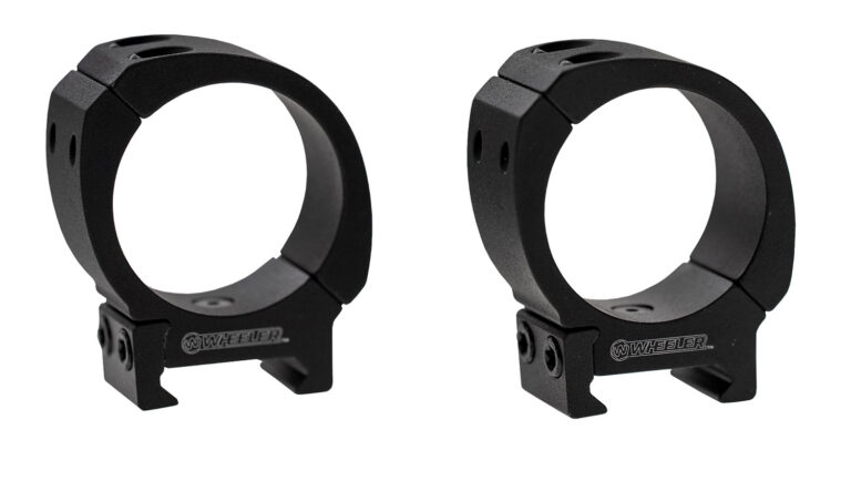 DELTA SERIES SPORTER BI-WEAVER STYLE/PICATINNY SCOPE RINGS 34MM LOW BI-WEAVER RINGS, BLACK