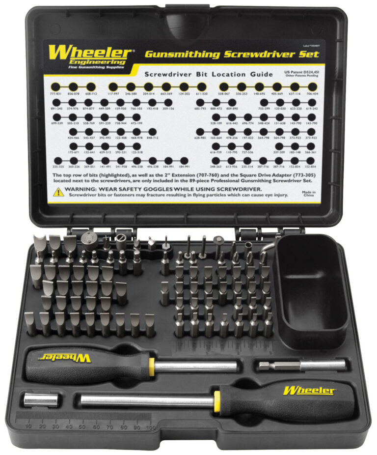 PROFESSIONAL GUNSMITH SCREWDRIVER SET 2023 EDITION PROFESSIONAL GUNSMITH SCREWDRIVER SET 89 PC