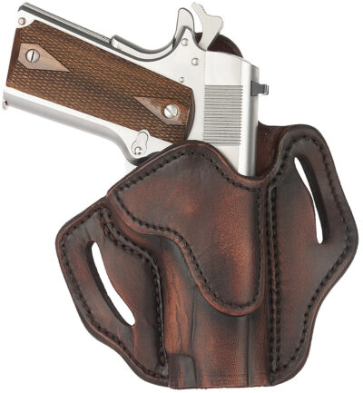 1791 Gunleather ORBH1SVTGR BH1 Optic Ready OWB Vintage Leather Belt Slide Fits 4-5″ 1911 Right Hand