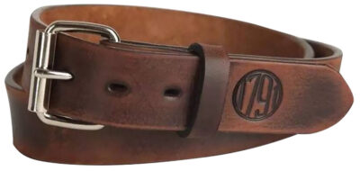 1791 Gunleather BLT014044VTGA 01 Gun Belt Vintage Leather 40/44 1.50″ Wide Buckle Closure