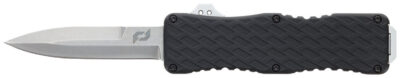 Schrade 1135967 Uproar  D/A OTF Bayonet Plain Satin D2 Steel Blade 4.25″ Aluminum Handle