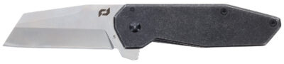 Schrade 1182277 Slyte Compact 2.40″ Folding Plain Satin D2 Steel Blade 3.50″ Dark Stonewash Stainless Steel Handle