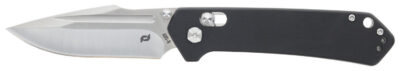 Schrade 1182620 Divergent  3.06″ Folding Modified Drop Point Plain Satin AUS-8A SS Blade 4.31″ Black G10 Handle