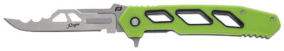 Schrade 1197646 Isolate Enrage 8 3″ Scalpel Plain Satin 420A Steel Blade, Green Non-Slip Carbon Fiber Handle, Includes Blade Removal Tool/Case/Sheath/