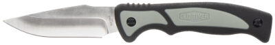Old Timer 1137140 Trail Boss  3.70″ Fixed Caper Plain Stainless Steel Blade 5.25″ TPE Handle Includes Sheath