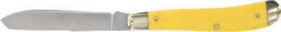 Old Timer 1180011 Gunstock Trapper 3″ Plain Stainless Steel Blade Yellow