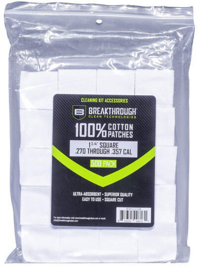 Breakthrough Clean BTCPS134500 Square Patches 270/357 Cal 1.75″ 500 pieces
