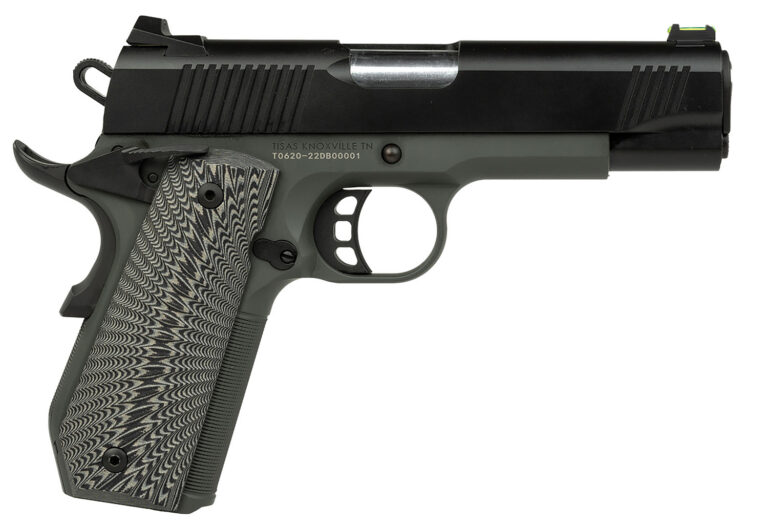 10MM 4.25" 1911 Grey Cerakote Frame & Blk Cerakote Slide Ed Brown Bobtail