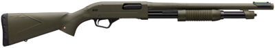 Winchester Repeating Arms 512425695 SXP Defender 20 Gauge 3″ 5+1 (2.75″) 18″, OD Green, Synthetic Furniture, TruGlo Fiber Optic Sight
