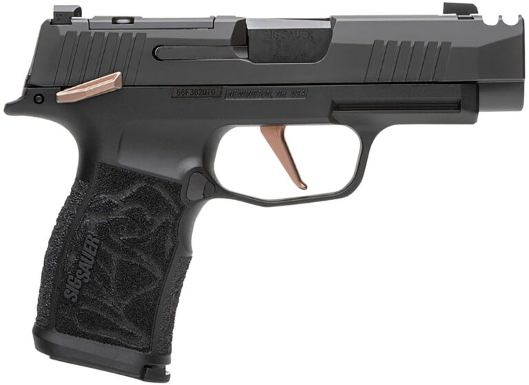 P365-XL ROSE COMP 9MM LUGER SEMI-AUTO HANDGUN P365-XL ROSE COMP 9MM LUGER 3.1'' BBL (2)12RD MAGS BLACK
