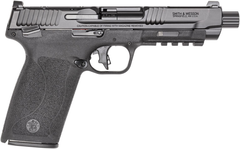 M&P5.7 OPTIC READY 5.7X28MM SEMI-AUTO HANDGUN M&P 5.7 OPTIC READY 5.7X28MM 5'' BBL (2) 22RD MAGS TS BLACK