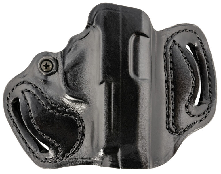 DeSantis Gunhide 086BA8JZ0 Mini Slide OWB Tan Leather Belt Slide Fits Sig P365 Belt 1.75" Wide Right Hand