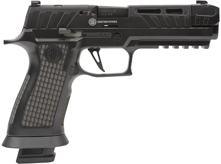 P320 SPECTRE COMP BLACKOUT 9MM LUGER SEMI-AUTO HANDGUN P320 SPECTRE COMP BLACKOUT 9MM 4.6'' BBL (2)21RD STRIKER BLK