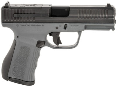 FMK MACH 9 9MM 4in BBL 804 TRIGG 1 14RD MAG OR Slide – DARK GREY