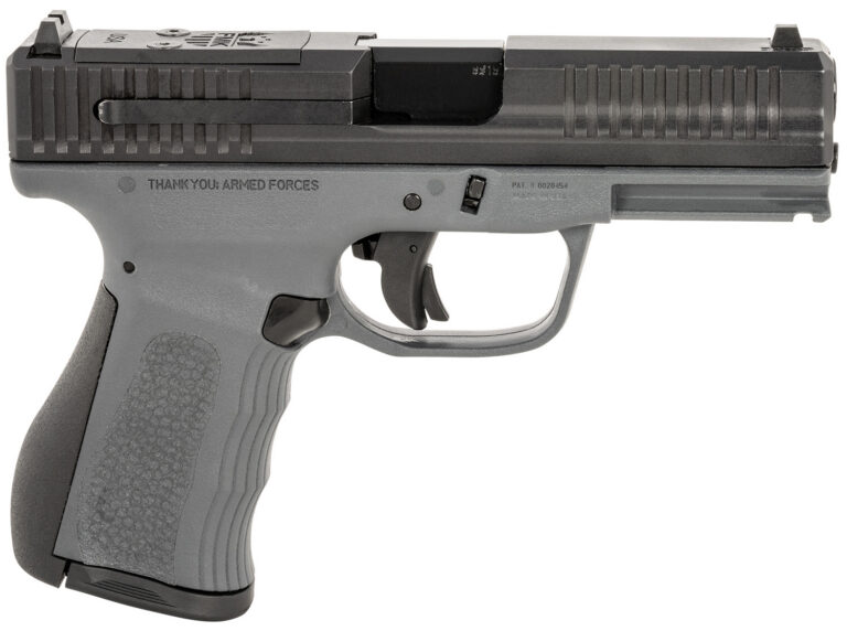 FMK MACH 9 9MM 4in BBL 804 TRIGG 1 14RD MAG OR Slide - DARK GREY