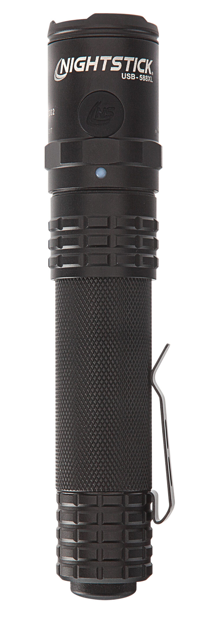 Nightstick USB588XL USB Dual-Light Tactical Flashlight Black Anodized 125/350/450/850/1,100 Lumens White LED