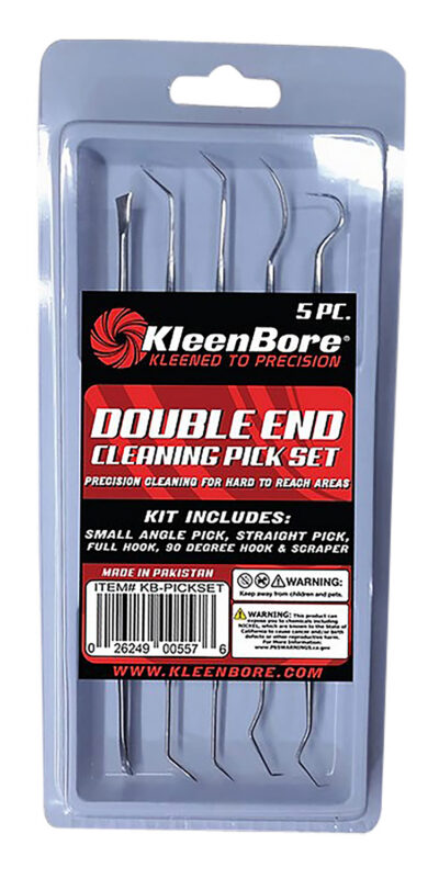KleenBore Stainless Steel Double Ended Gun Pick Tool Set