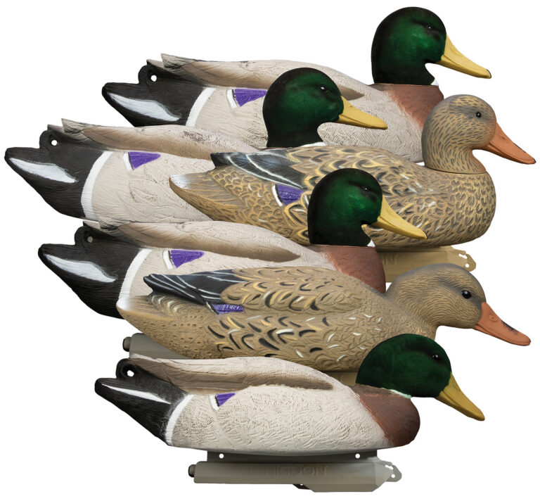 Higdon Outdoors Battleship Mallard Flocked Heads 6pk