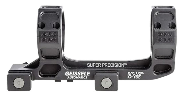 SUPER PRECISION AR-15 MOUNTS 34MM 0 MOA 1.54'' SUPER PRECISION MOUNT, BLACK