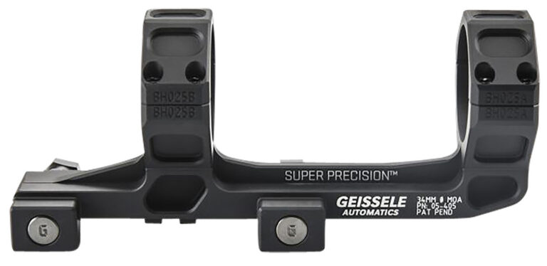 SUPER PRECISION AR-15 EXTENDED MOUNTS 34MM 0 MOA EXTENDED AR-15/M4 MOUNT MATTE BLACK