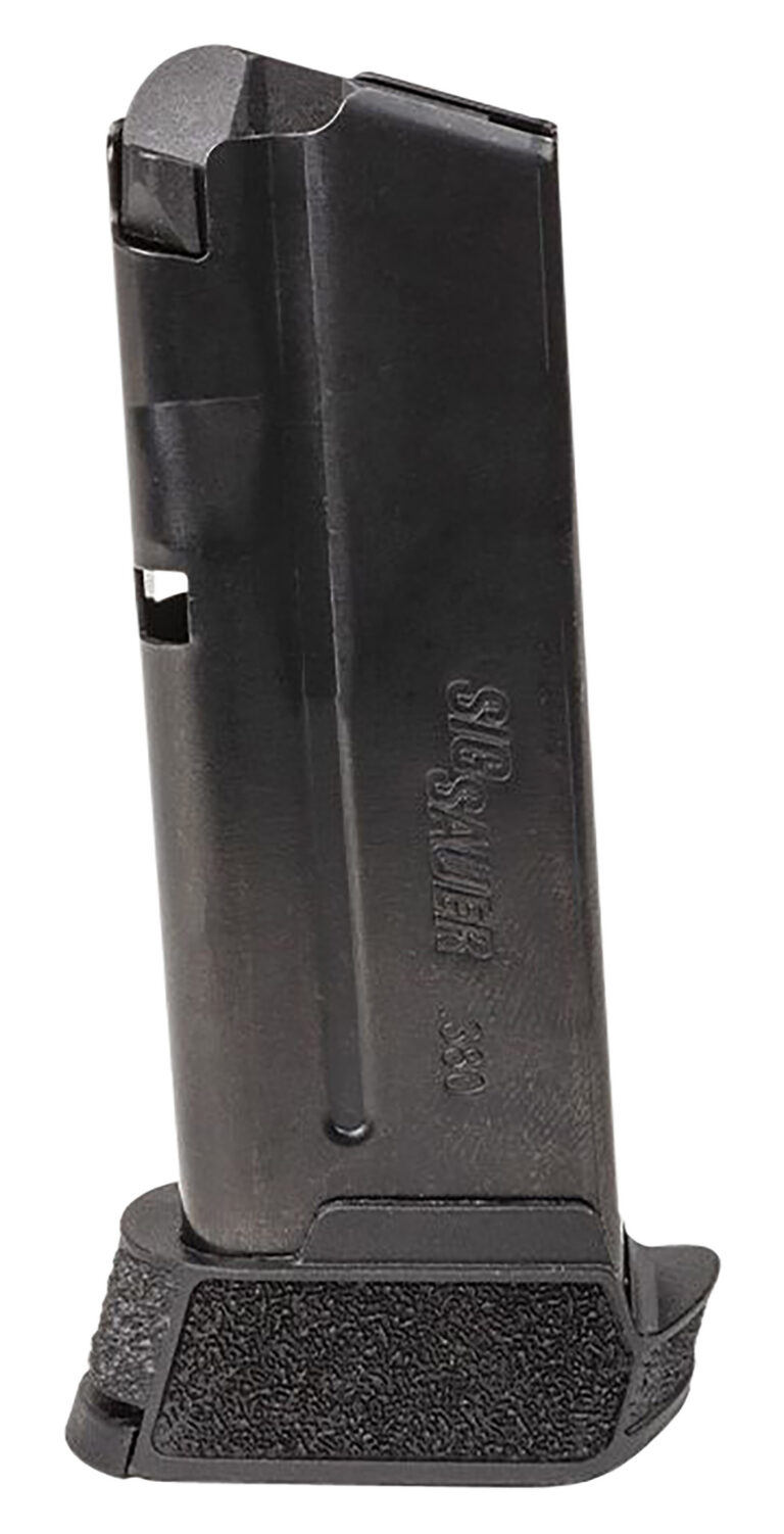 P365 MICRO COMPACT 380 ACP HANDGUN MAGAZINE P365 MICRO COMPACT 380 ACP 12 ROUND STEEL MAGAZINE BLACK