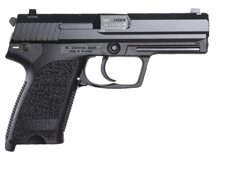 HK M704501A5 USP45 V1 45 ACP 4.41" 12+1 Blued Steel Polymer Grip