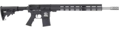 Great Lakes Firearms  AR-15  450 Bushmaster 5+1 18″ Stainless Barrel, Black Rec, A2 Grip, Carbine Stock, Compensator